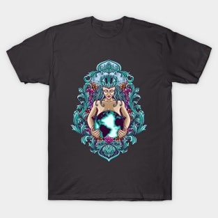 Mother earth mascot illustration T-Shirt